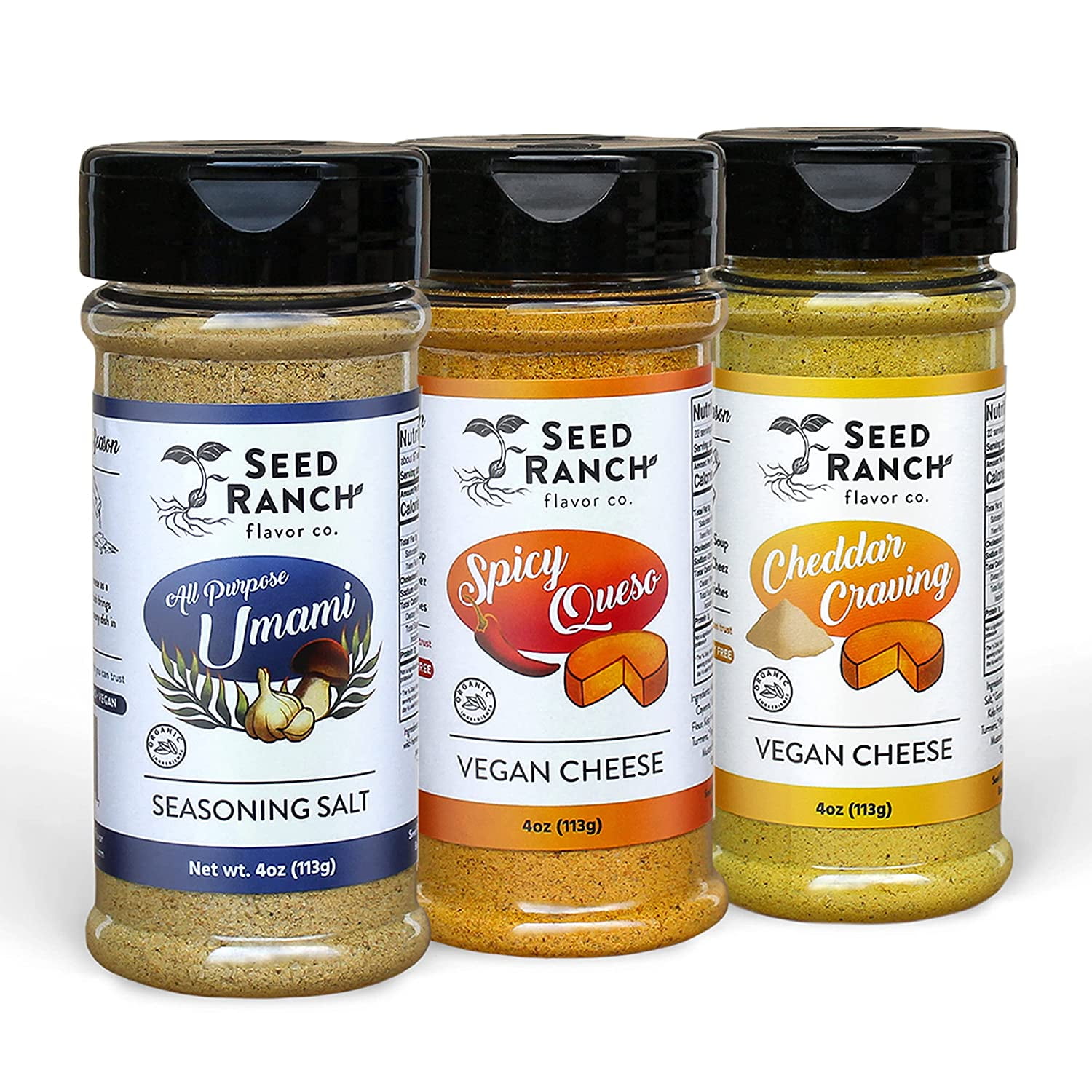 Seasoning Mix Variety 3 Pack (Umami All Purpose, Cheddar Craving, Spicy