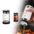 thumbnail image 1 of Seasoning Shaker Jar - 4 Adjustable Hole Plastic Spice Dispenser - Glass Bottle Kitchen Condiment Shaker - 150ML, 1 of 7