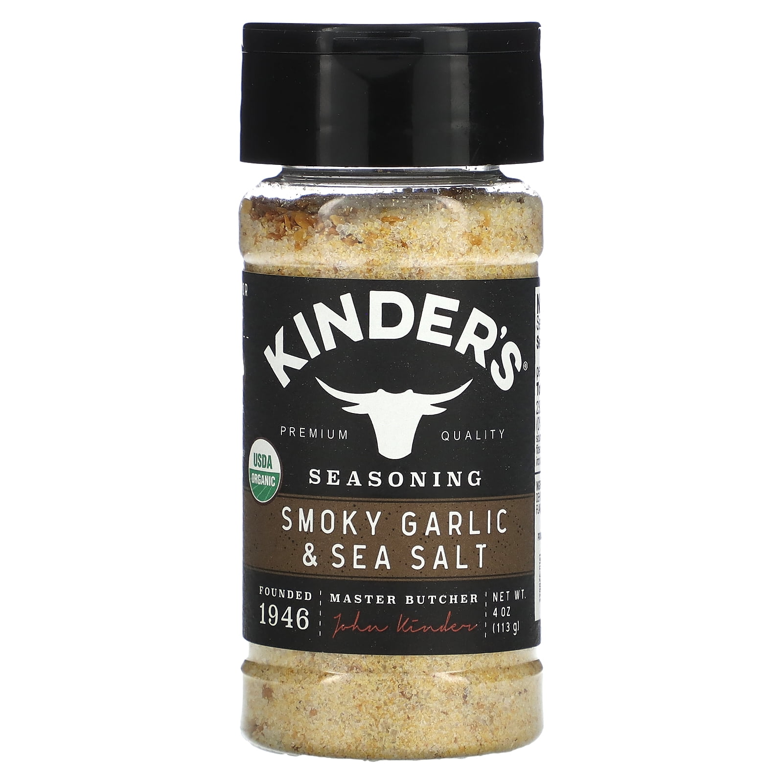 Kinder's Seasoning, No Salt, Garlic Herb - 2.4 oz
