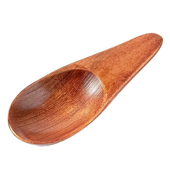 Seasoning Spoon, Ongmies Mini Creative with Short Handle Small Wooden Spoon Tea Spoon Milk Powder Spoon Coffee Spoon Spoon Spoon Wooden Spoon, Seasoning Box, Small Wooden Spoon with Short Handle *2