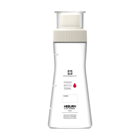Seasoning Syrup Dispenser Cake Syrup Dispense 350ml Bottle For Soaking Reusable Baking Tool, 7.48*2.76 in, White