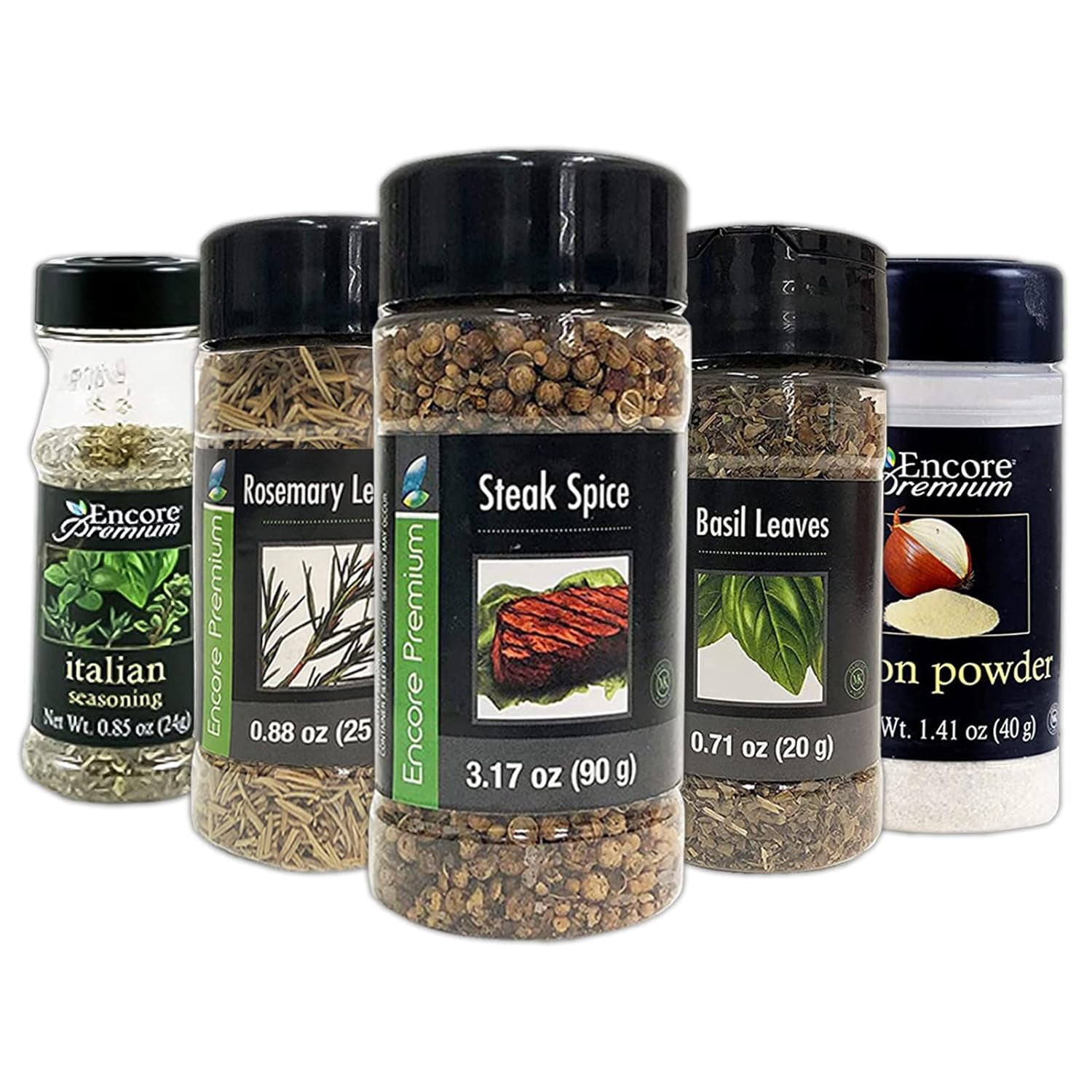 Seasonings And Spices 5 Pk Premium Cooking Spices And Herbs (Steak