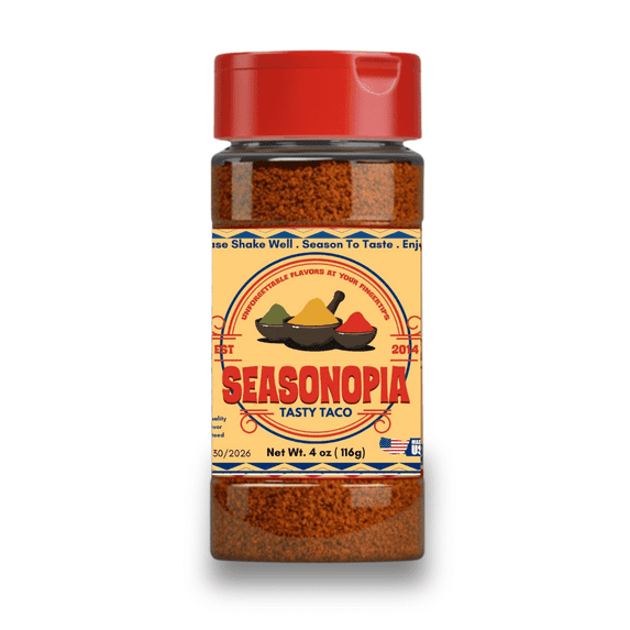 Seasonopia Taco Seasoning 4oz Bottle