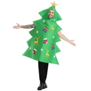 Seasons Adult Christmas Tree Cosplay Costume, Unisex One Size Funny Holiday Outfit