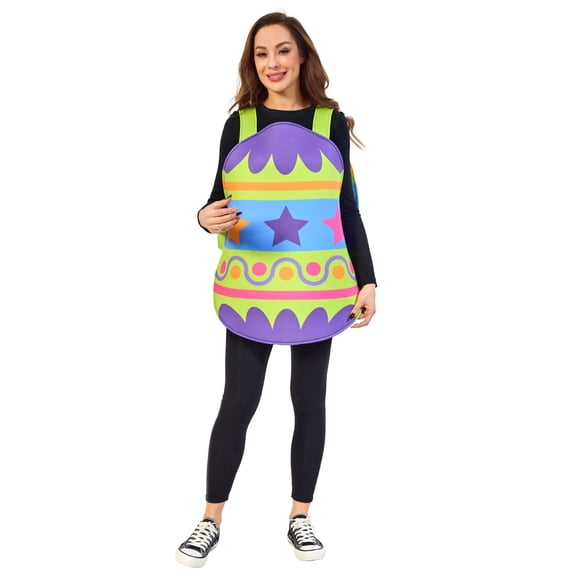 Seasons Adult Easter Egg Costume for Holiday Party Dress Up, One Size Fits Most