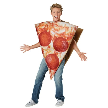 Seasons Adult Realistic Pizza Slice Costume,Adult One Size