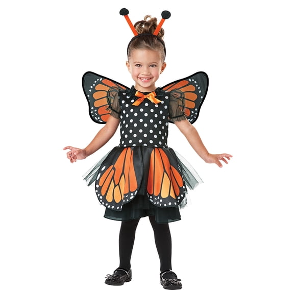 Seasons Beautiful Butterfly Pretend Play Costume for Toddler 2-4T Color Orange