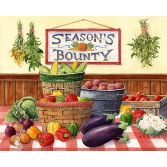 Seasons Bounty Canvas Art - Maureen Mccarthy (20 x 16) - Walmart.com