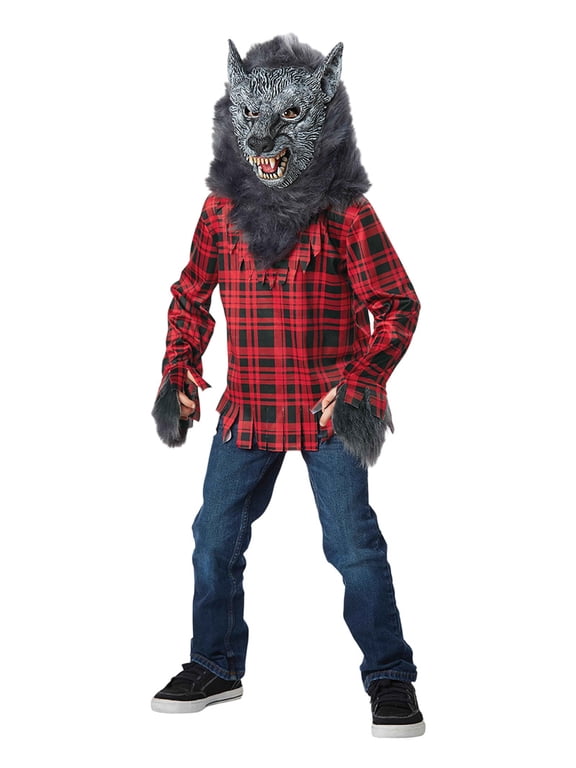 Boys Gray Full Moon Werewolf Costume S(4-6 US)