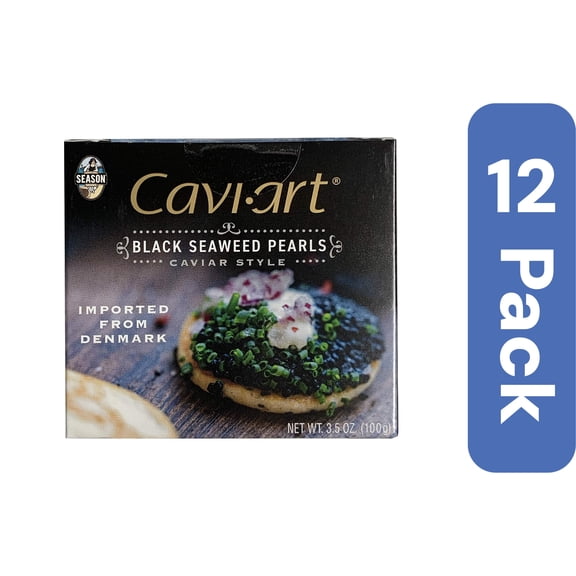 Seasons Caviart Black Seaweed Pearls 3.5 oz (Pack of 12)