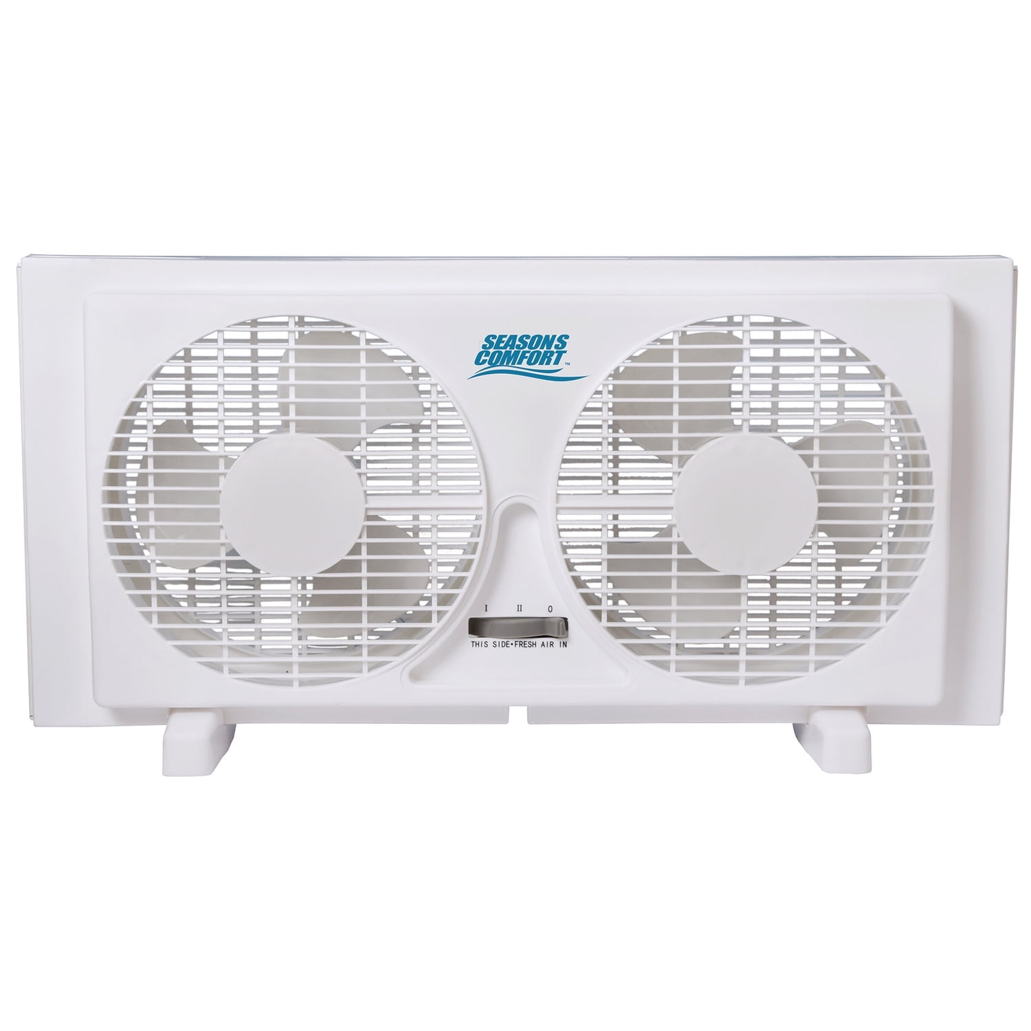 Seasons Comfort 9 Inch Twin Window Fan, 2 Speed, Portable, Indoor Use - FWT9