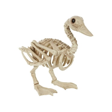 Seasons Crazy Bones 11 in. Skeleton Duck Halloween Decor