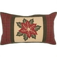 thumbnail image 1 of Seasons Crest 44383 21 x 37 in. National Quilt Museum Poinsettia Block Sham - King, 1 of 3