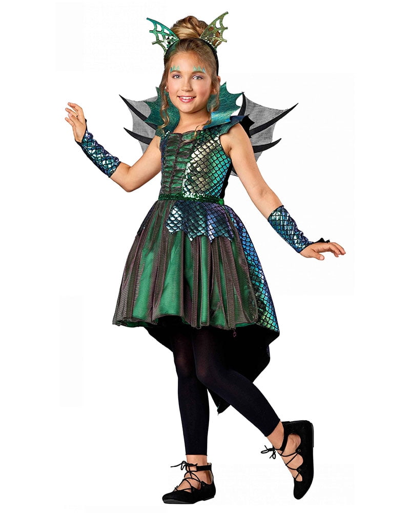 Little Mystic Dragon Girls Costume main image 1
