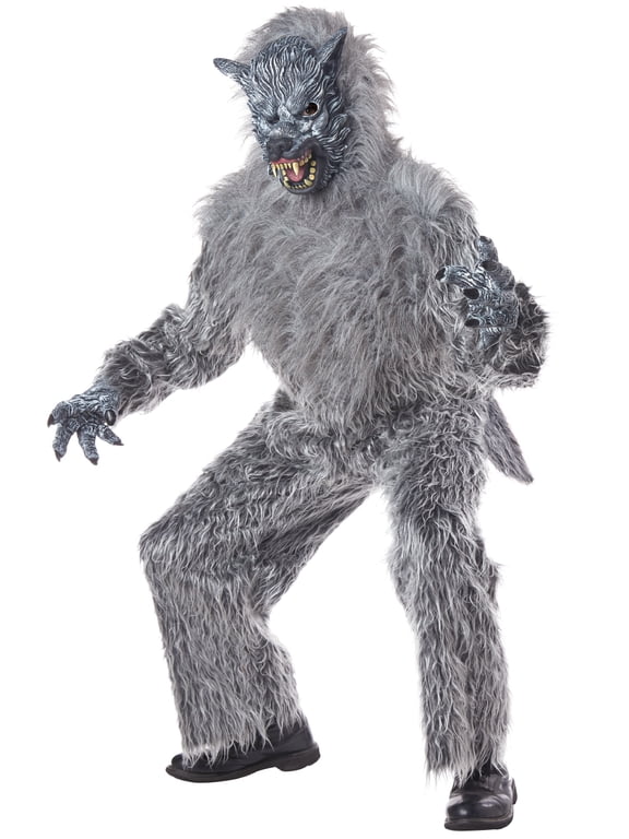 Deluxe Men Midnight Werewolf Costume Halloween Costume