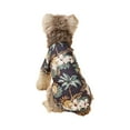 thumbnail image 1 of All Seasons Dog Vest Blouse For Small And Medium Dogs, Lightweight Durable Material Warm Windproof Pet Shirt With Black Palm Tree Print, Sizes Xs To Xxl Available For, 1 of 6