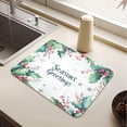 thumbnail image 1 of Seasons Greetings Drying Mat Diatomaceous Earth Super Absorbent Slip Rubber Sole Heat Resistant 230 Degrees Fahrenheit 23.6×19.7in, 1 of 11