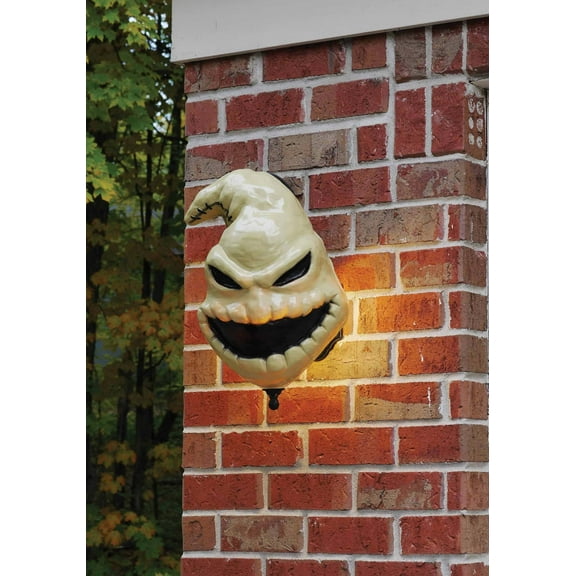 Seasons (HK) Nightmare Before Christmas Oogie Oval Boogie Porch Light Cover Multi Color