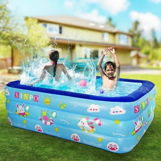 Intex Walmart Kiddie Wading Pools Intex Crystal Blue Inflatable