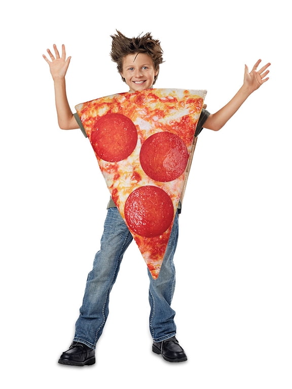 Kids Realistic Pizza Slice Costume,Child One Size