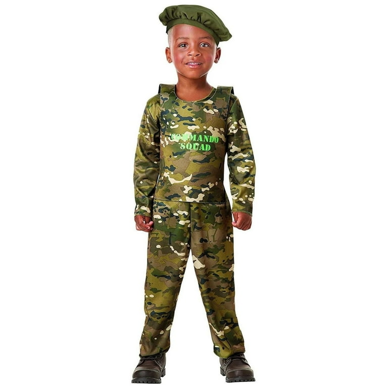 Camoflage Army Boy Costume Camoflage Army Boy Costume