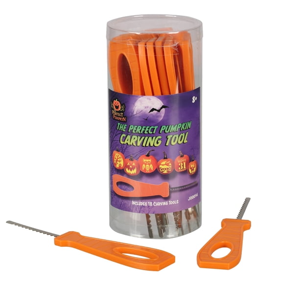 Seasons Pumpkin Carving Kit Tools 18 Pack Accessories for Halloween