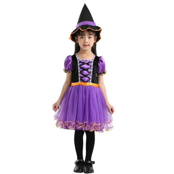 Seasons Toddler Darling Witch Costume with Hat, Size 2T-4T