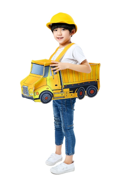 Toddler Dump Truck Costume for Child 3-6 years
