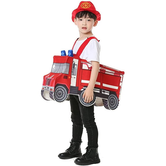 Seasons Toddler Fire Truck Costume,One Sise