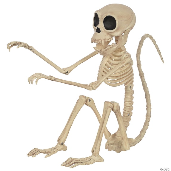 Seasons USA Monkey Skeleton Halloween Decoration - 9.5 in