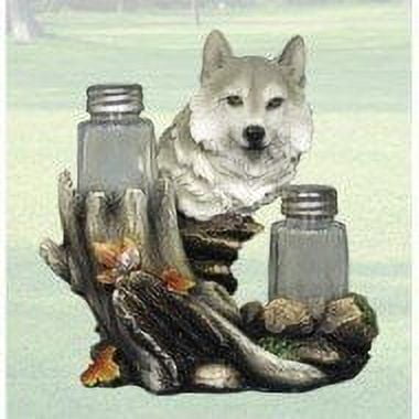 Seasons Wolf Salt & Pepper Shaker Set