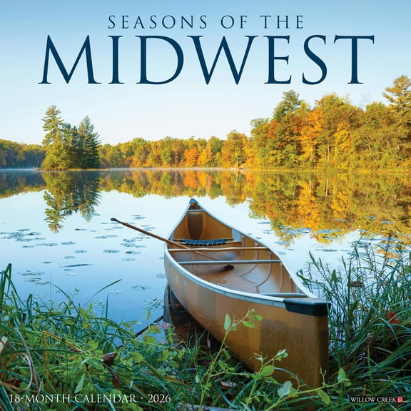Seasons of the Midwest 2026 Wall Calendar, (Paperback)