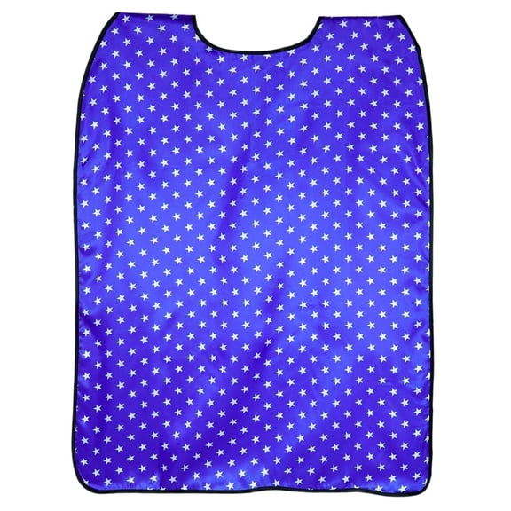 SeasonsTrading 26" Blue & White Stars Satin Cape - Superhero Hero July 4th Costume Dress Up, Birthday Party, Cruise