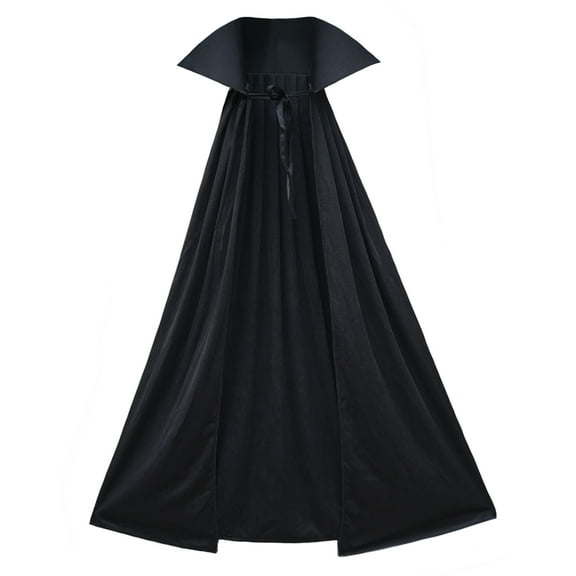 SeasonsTrading 40" Black Cape with Stand-Up Collar - Superhero Vampire Costume