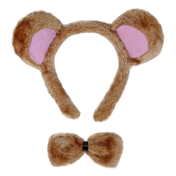 SeasonsTrading Bear Ears & Bow Tie Costume Set