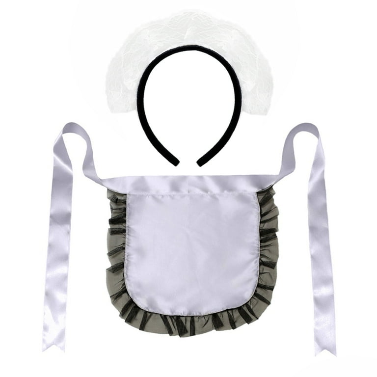 French Maid Set Adult Black White French Maid Set Adult Black White