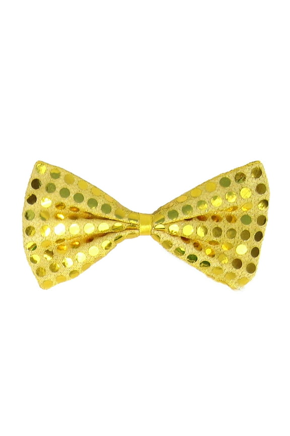 Gold Sequin Bow Tie Costume Party Dress Up
