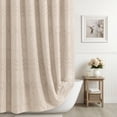 thumbnail image 1 of Seasonwood Beige Boho Shower Curtain Waterproof Bathroom Shower Curtains 72"x72", 1 of 9
