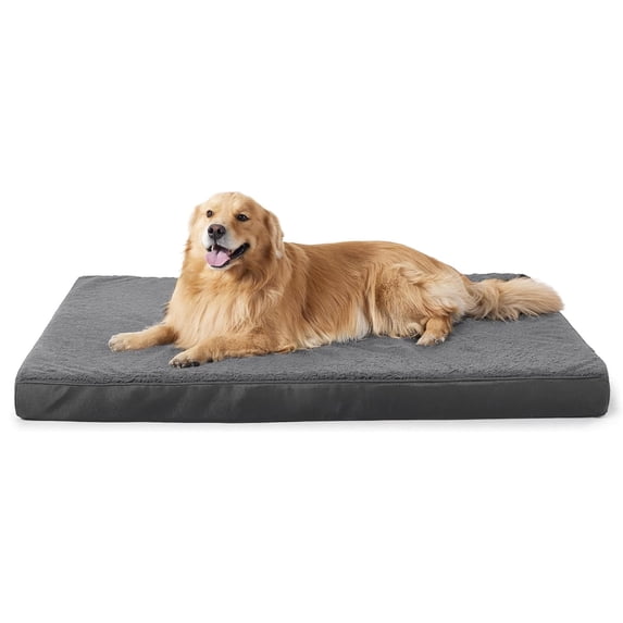 Seasonwood Dog Beds for Large Dogs Removable Washable Cover Egg Crate Foam Pet Bed Mat Suitable for Large Dogs,44x32 Inch