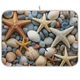 thumbnail image 1 of Seastars Stones Dish Drying Mat Microfiber Kitchen Mats Large Counter Absorbent Dish Pad Drainer Rack 18"x24", 1 of 7