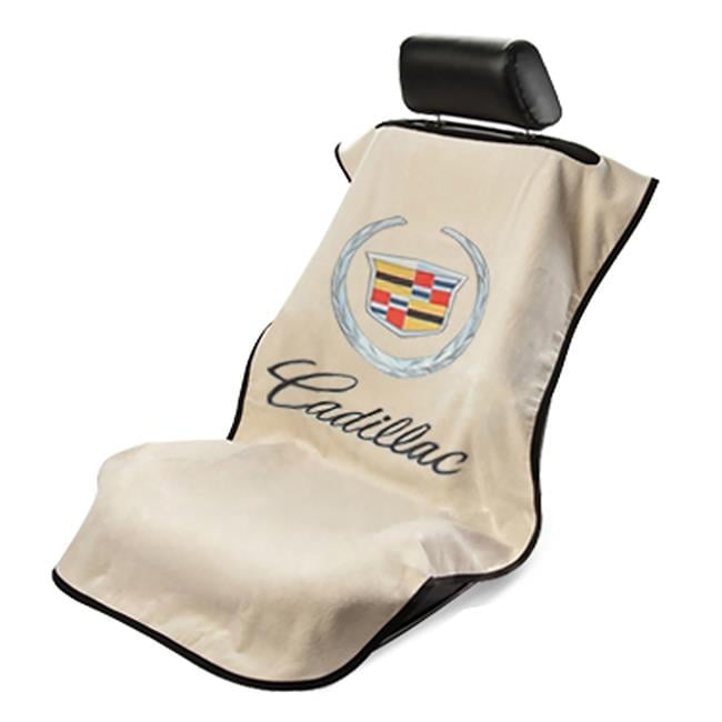 Seat Armour® SA100GMCB - Black Towel Seat Cover with GMC Logo