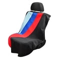 thumbnail image 1 of Seat Armour SA100STRIPE BMW 3Stripe Black Seat Cover, 1 of 1