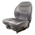 thumbnail image 1 of Seat Assembly - Mechanical Suspension Vinyl Gray fits John Deere AT315073 AT361224 KV24167 fits New Holland 8657476 fits Case, 1 of 1