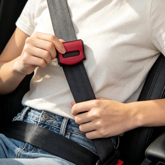 Seat Belt Adjuster Seat Belt Positioner Clip With Secure Lock Buckle Structure Universal Car Seat Belt Comfort Clip For Adults Kids Vehicle Driving Travel