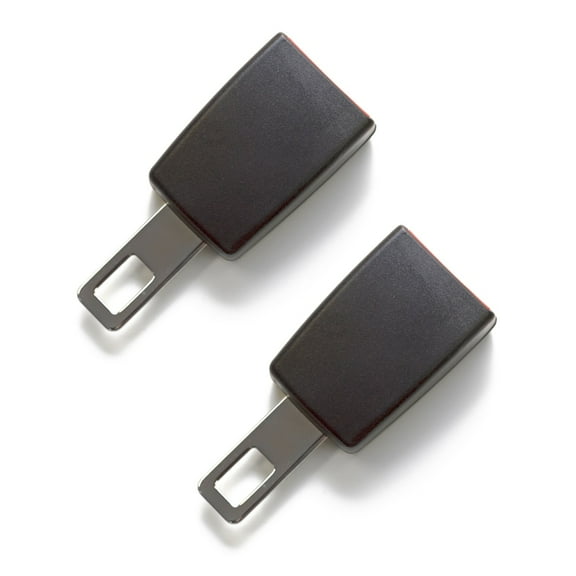 Seat Belt Extender Pros 3" Rigid Type A, 21.5mm Wide Metal Tongue, No Installation, E4 Safety Certified Pack of 2