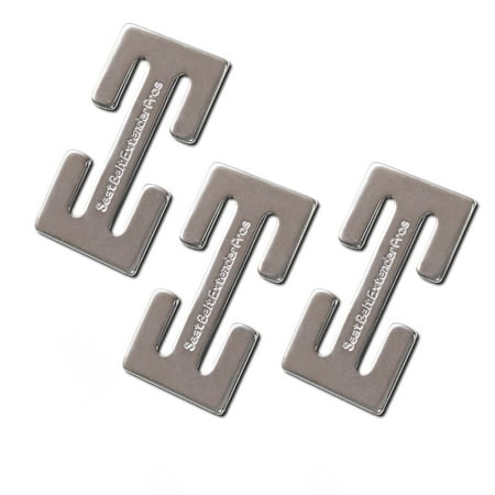 Seat Belt Extender Pros Pack of 3 Frankie Seat Belt Adjusting Clips