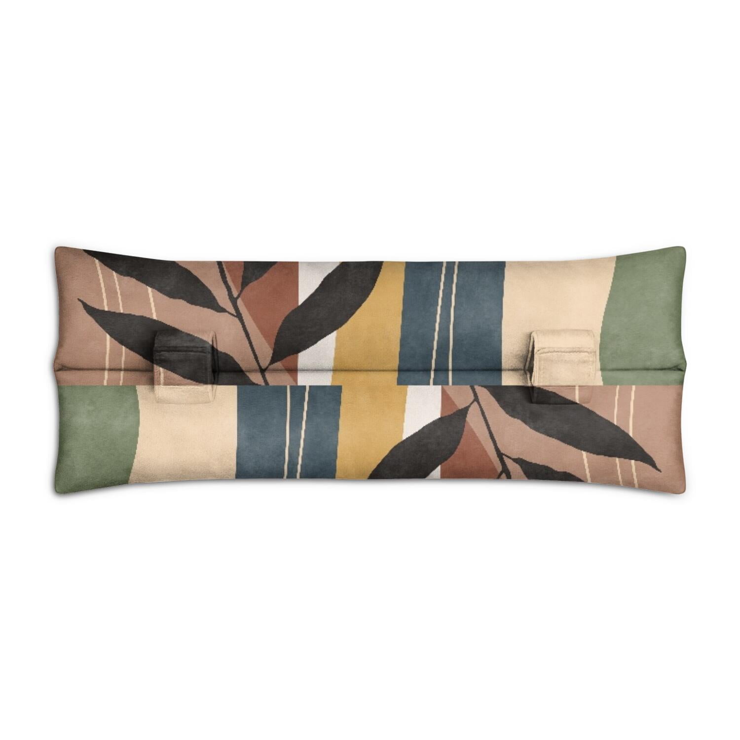 Seat Belt Pillow for Post-Surgery Soft Protective Mastectomy Cushion with Velcro Straps, Comfortable for Heart Surgery & Chemo Port Recovery (Bohemian Floral)