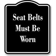 OSHA Sign - NOTICE Seat Belts Must Be Worn In This Vehicle Sign OSHA Sign - NOTICE Seat Belts Must Be Worn In This Vehicle Sign