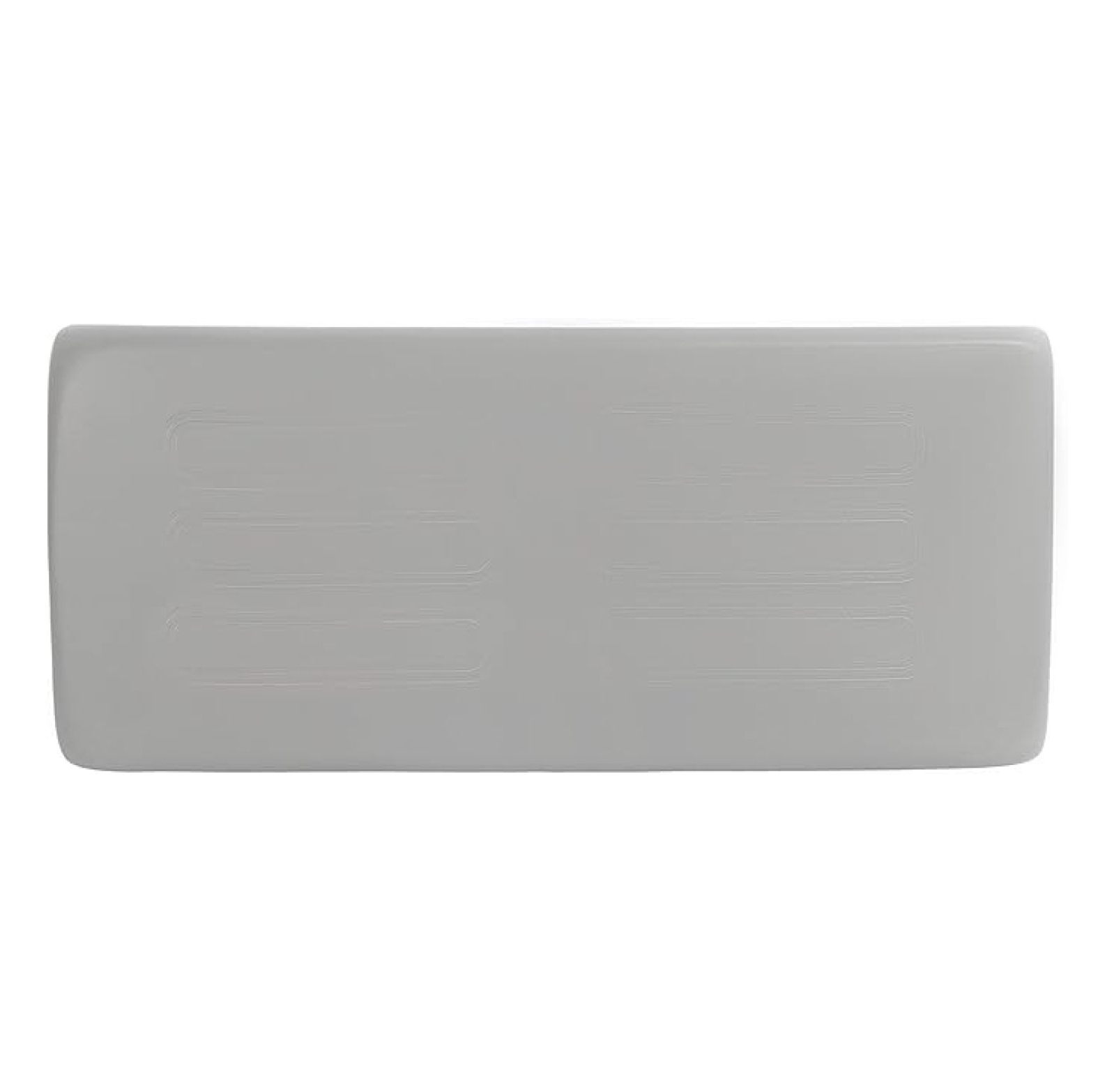 Gray Golf Cart Seat Bottom Cushion For Club Car 1996-Up Models - Premium Foam & Plastic, Easy Bolt-On Fit For Carryall & Utility Carts
