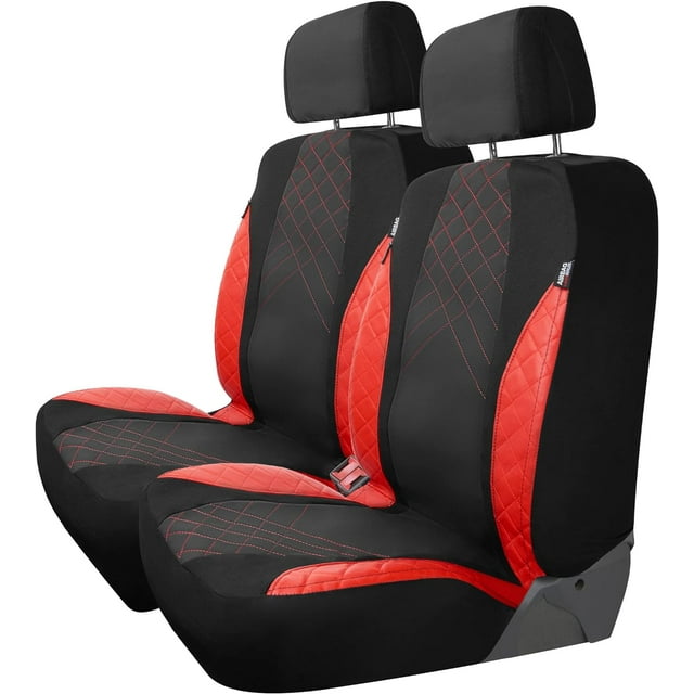 ® Seat Cover 1Piece Trilogy Seat Cover, Premium Vegan Leather, Mesh